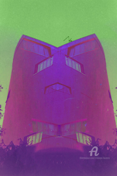 Photography titled "Lilac Alien Charm" by Cristiana Bezerra, Original Artwork, Manipulated Photography