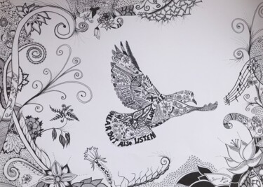 图画 标题为“Harmony” 由Stephanie Matthes, 原创艺术品, 标记