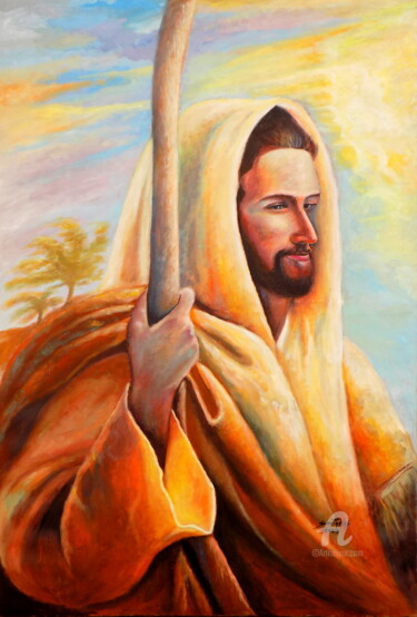 Light of the World Painting titled "Light of the World" by Olaoluwa Smith, Original Artwork, Acrylic