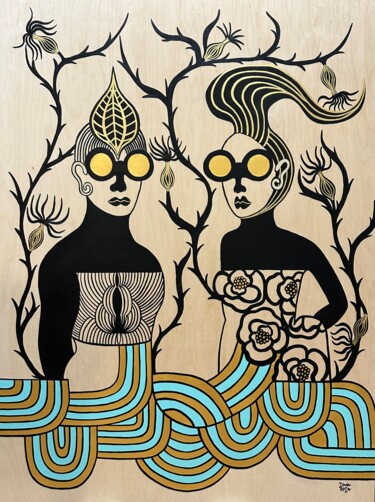 绘画 标题为“Growing species” 由Diana Rosa, 原创艺术品, 丙烯