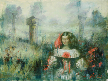 绘画 标题为“Garden.Infanta.” 由Dobrodiy Alexandr, 原创艺术品, 油