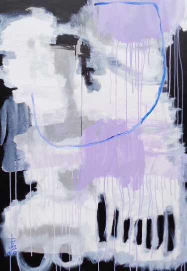 Schilderij getiteld "Enlightened Cloud" door Misako Chida, Origineel Kunstwerk, Acryl