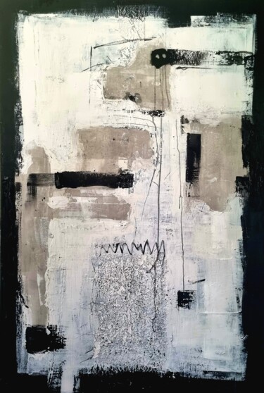 Painting titled "NO TITLE -ABSTRACTI…" by Katarzyna Jasyk, Original Artwork, Acrylic