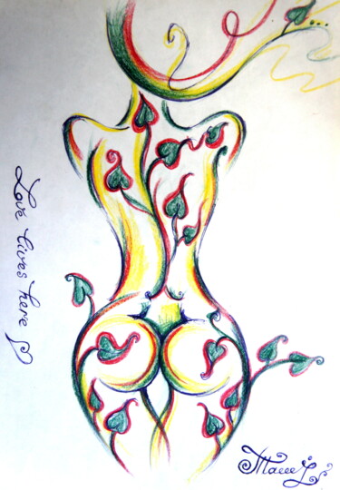 EcstaSy #1 绘画 标题为“EcstaSy #1” 由Iryna Tatur, 原创艺术品, 水彩