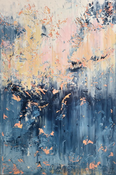 Abstract 2433 Painting titled "Abstract 2433" by Alex Senchenko, Original Artwork, Acrylic Mounted on Wood Stretcher frame