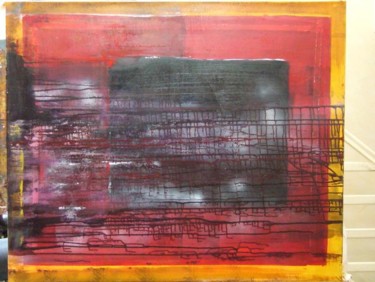 Peinture intitulée "LeTrou noir" par Jypc, Œuvre d'art originale