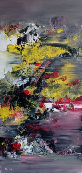 「21/02/2024 (1)」というタイトルの絵画 Jean Oilletによって, オリジナルのアートワーク, アクリル
