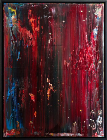 No. 1456_Untitled Malerei mit dem Titel "No. 1456_Untitled" von Guido Lötscher, Original-Kunstwerk, Öl Auf Keilrahmen aus Holz montiert