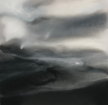 绘画 标题为“November al mare I” 由Marion Kotyba, 原创艺术品, 丙烯 安装在木质担架架上