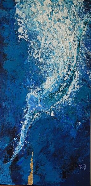 Peinture intitulée "immersion" par Pascal Douffet, Œuvre d'art originale, Acrylique