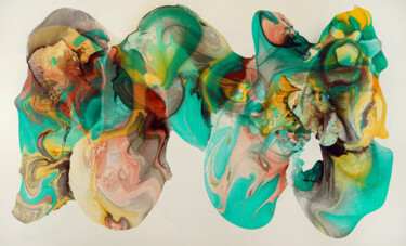 Malerei mit dem Titel "Four Seasons in One…" von Fintan Whelan, Original-Kunstwerk, Öl Auf Keilrahmen aus Holz montiert