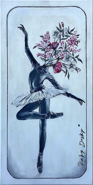 Peinture intitulée "Self love is your s…" par Pinky Dusky, Œuvre d'art originale, Acrylique Monté sur Châssis en bois