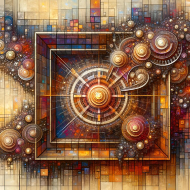 数字艺术 标题为“Through the Looking…” 由Alberto Capitani, 原创艺术品, AI生成的图像