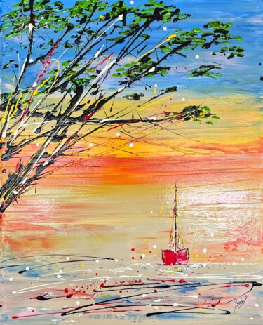 LIBERTE PRINTANIERE Peinture intitulée "LIBERTE PRINTANIERE" par Ysabel Laffitte, Œuvre d'art originale, Acrylique Monté sur Châssis en bois