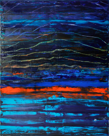Getting Closer To Being Invisible, To Being Completely Empty 「Getting Closer To B…」というタイトルの絵画 Simon Findlayによって, オリジナルのアートワーク, オイル