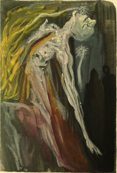 印花与版画 标题为“Erynie [Piekło: pie…” 由Salvador Dali, 原创艺术品, 版刻