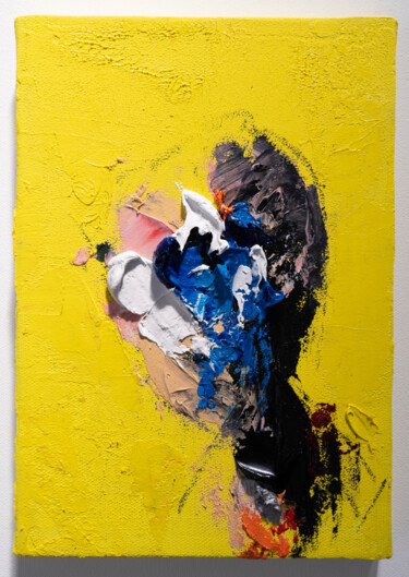 Malerei mit dem Titel ""UNTITLED.  Portrai…" von Tomoya Nakano, Original-Kunstwerk, Öl Auf Keilrahmen aus Holz montiert