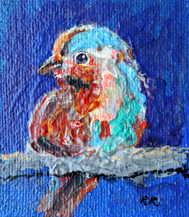 Картина под названием "BIRD 3" - Rakhmet Redzhepov, Подлинное произведение искусства, Акрил
