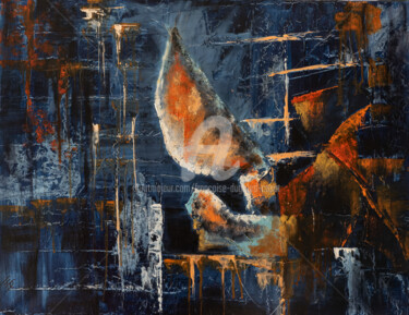 Peinture intitulée "En avant toute" par Françoise Dugourd-Caput, Œuvre d'art originale, Acrylique Monté sur Châssis en bois