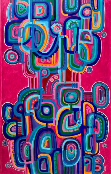 Painting titled "When Both Sides Agr…" by Samantha Malone, Original Artwork, Acrylic