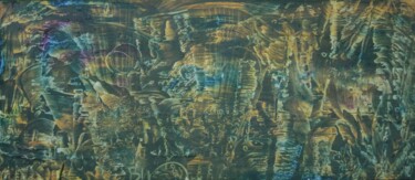 Peinture intitulée "b45" par Bernard Waechter, Œuvre d'art originale, Huile