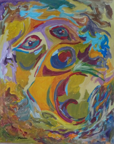 제목이 "Gotomillau, Clown c…"인 미술작품 Jeanpierre Allano로, 원작, 아크릴
