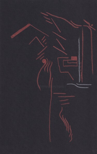 "Vespéral" başlıklı Resim Maeva J. tarafından, Orijinal sanat, Pastel