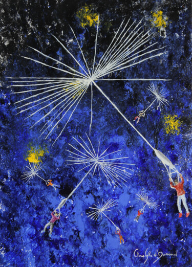 绘画 标题为“nature vivante 15” 由Christophe Stephan Durand, 原创艺术品, 油 安装在木质担架架上