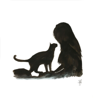 "No words needed" başlıklı Resim Stefan tarafından, Orijinal sanat, Mürekkep