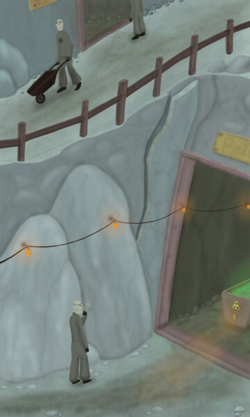 数字艺术 标题为“In the mines” 由Andrey Elenev, 原创艺术品, 数字油画