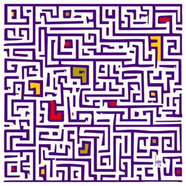Digital Arts titled "Minotaure" by Jean-François Gemmrich, Original Artwork, Digital Painting