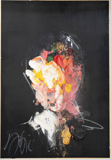 Title mirror series UNTITLED Portrait (Large size) "Title mirror seri…" başlıklı Tablo Tomoya Nakano tarafından, Orijinal sanat, Petrol Karton üzerine monte edilmiş
