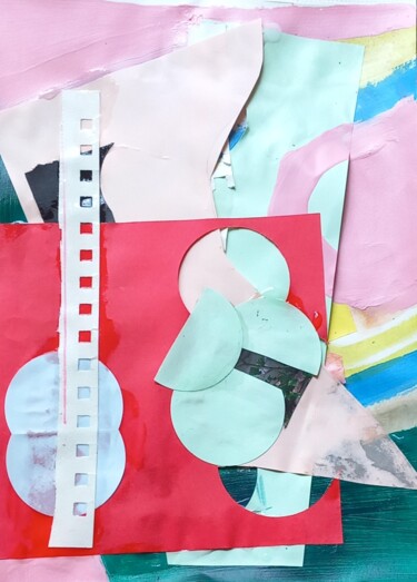 Collages intitulée "Small13" par Ronnie Kolner, Œuvre d'art originale, Collages