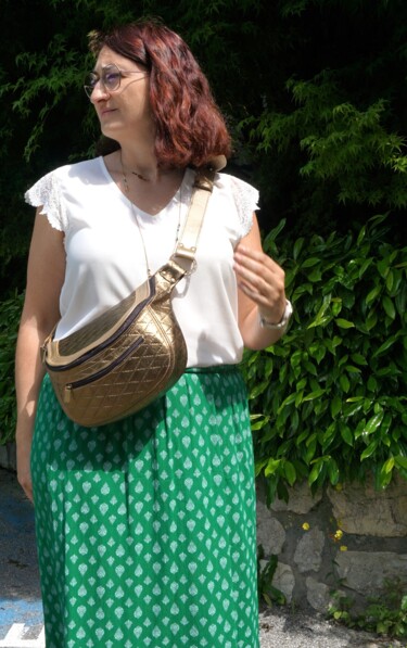 Design intitulée "Sac Banane grand fo…" par Marieke Creation, Œuvre d'art originale, Accessoires