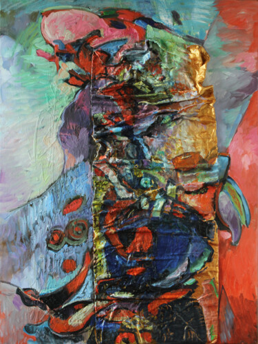 Composition # 51 绘画 标题为“Composition # 51” 由Marina Podgaevskaya, 原创艺术品, 油 安装在木质担架架上