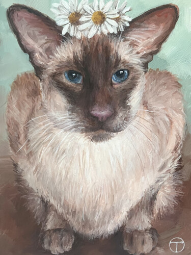 Painting titled "Spooks (commission)" by Olia Tomkova, Original Artwork, Acrylic