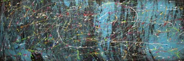 Schilderij getiteld "PROFOND" door Rick Smith, Origineel Kunstwerk, Acryl