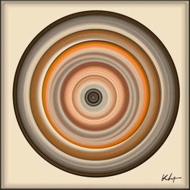 Digitale Kunst getiteld "VINYL" door Katarzyna Jasyk, Origineel Kunstwerk, Digitaal Schilderwerk