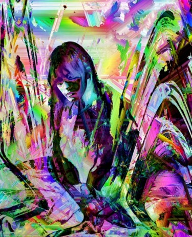 In Orbit Prismatic 数字艺术 标题为“In Orbit Prismatic” 由Mrn, 原创艺术品, 2D数字工作