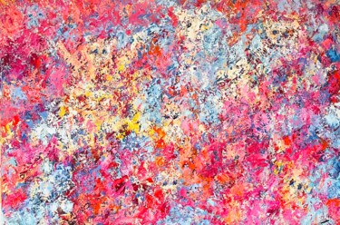 「Guimauve / Marshmal…」というタイトルの絵画 Nicole Azoulayによって, オリジナルのアートワーク, アクリル