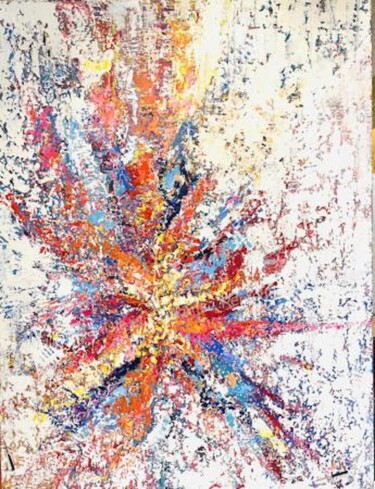 Peinture intitulée "Explosion" par Nicole Azoulay, Œuvre d'art originale, Acrylique Monté sur Châssis en bois