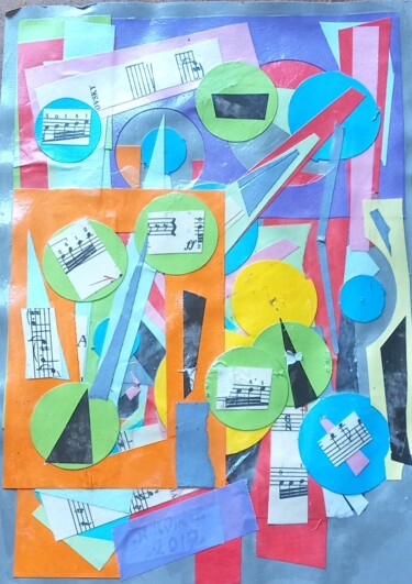 Collages intitulée "Small15" par Ronnie Kolner, Œuvre d'art originale, Collages