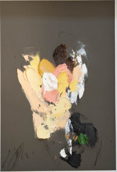 TITLE "mirror series UNTITLED Portrait" 绘画 标题为“TITLE "mirror ser…” 由Tomoya Nakano, 原创艺术品, 油 安装在木质担架架上