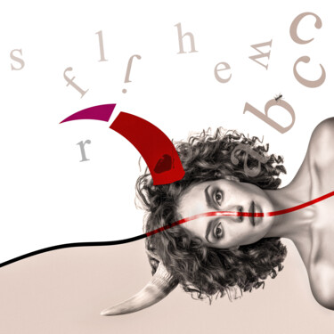 Digital Arts titled "Logos and Chaos" by Luigi M. Verde, Original Artwork, Digital Collage