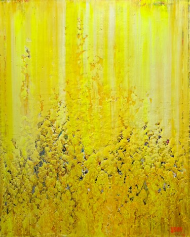 Schilderij getiteld "Field of Noise /Ful…" door Uday Mastenbroek, Origineel Kunstwerk, Acryl