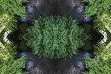 Photography titled "Mandala: Element Ea…" by Michael Ledoux, Original Artwork, Digital Photography