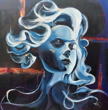 Painting titled "Serenity" by Taco Van Rheenen, Original Artwork, Acrylic