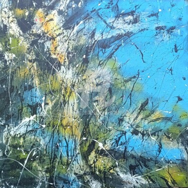 Peinture intitulée "Reflets 4" par Laurent Chabrillat, Œuvre d'art originale, Acrylique