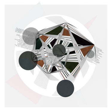 Abstract and geometric Цифровое искусство под названием "Abstract and geomet…" - Luigi M. Verde, Подлинное произведение искусства, 2D Цифровая Рабо…
