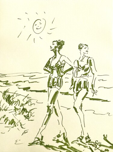 Dibujo titulada "The Windermere sist…" por Victoria General, Obra de arte original, Rotulador